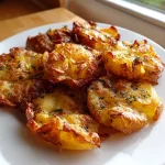 The Crispiest Air Fryer Smashed Potatoes You’ll Ev...