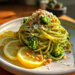 Ultimate Lemony Broccoli Pesto Pasta