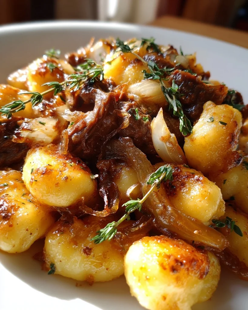 French Onion Beef Gnocchi: An Irresistible Recipe to Savor