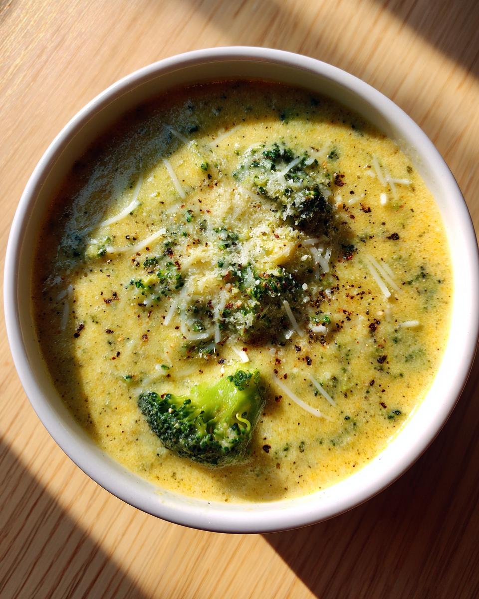 Indulge in Creamy Broccoli Cauliflower Cheese Soup Bliss!