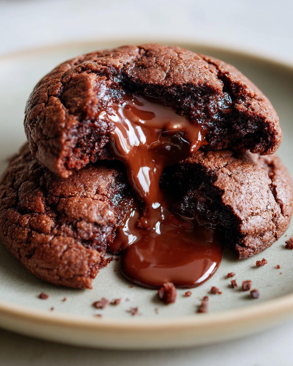Indulge in Irresistibly Decadent Chocolate Lava Brownie Cookies!
