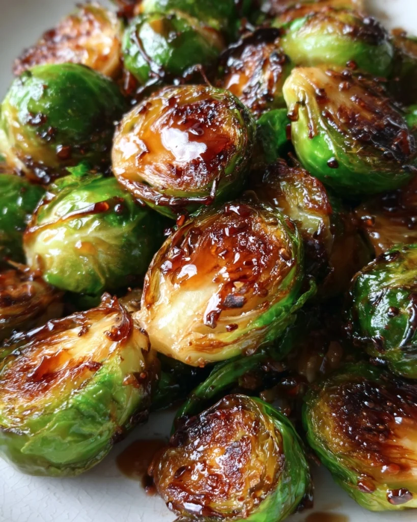 Irresistible Honey Balsamic Brussels Sprouts Recipe