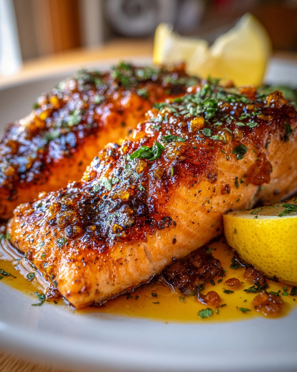 â€œJuicy Honey Garlic Salmon Ready in 30 Minutes Flatâ€