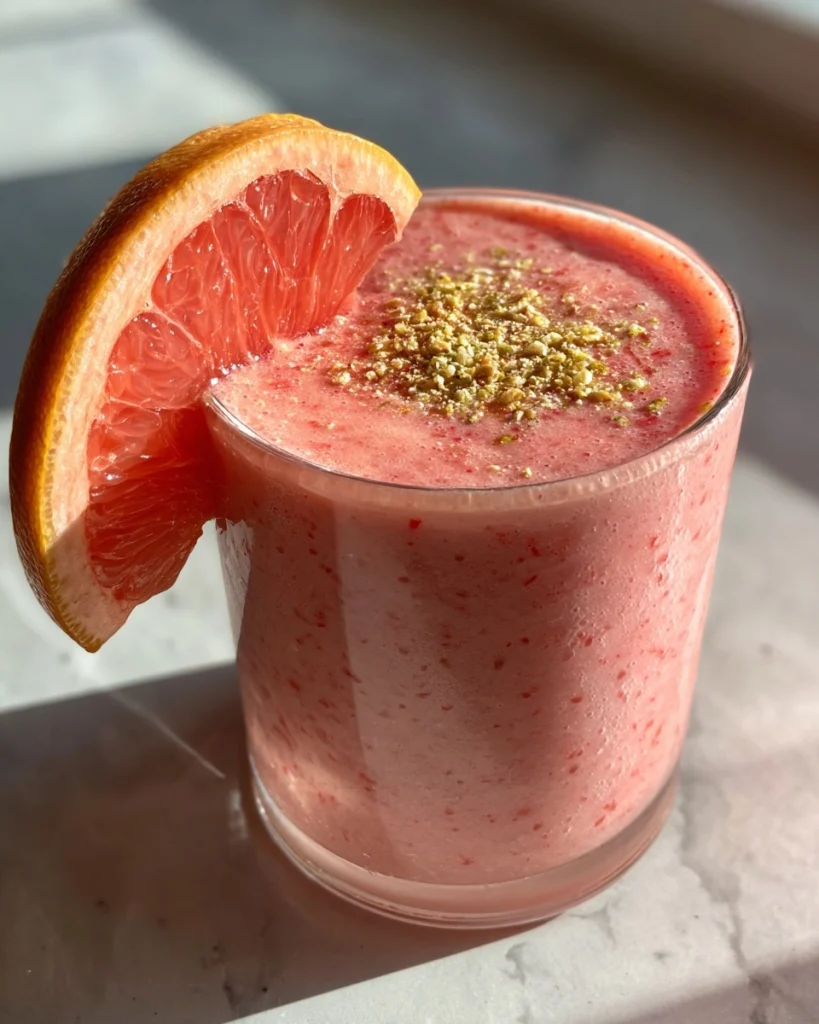Morning Energy Boost: Grapefruit Ginger Smoothie Recipe