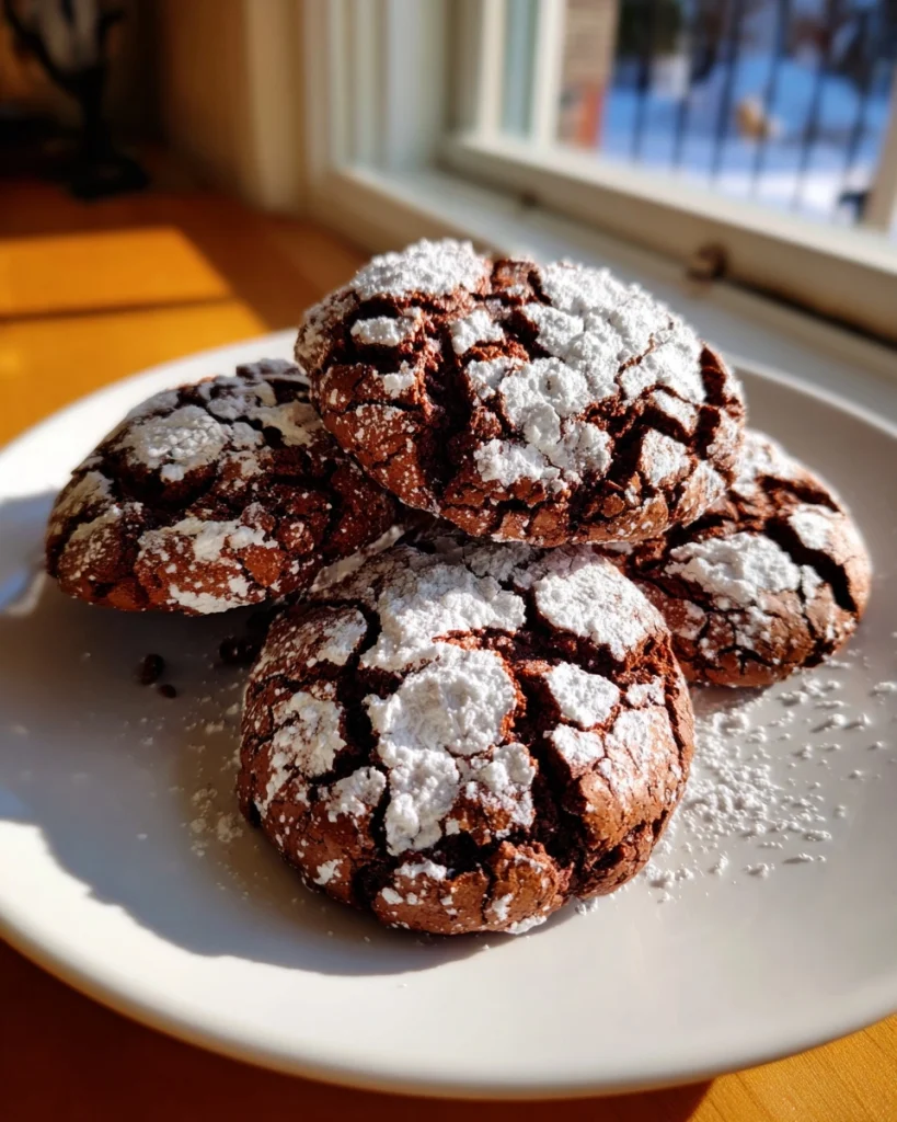 Chocolate Crinkle Cookies
