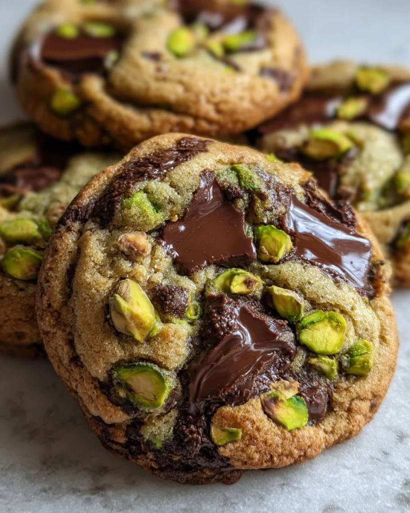 Chocolate Pistachio Cookies