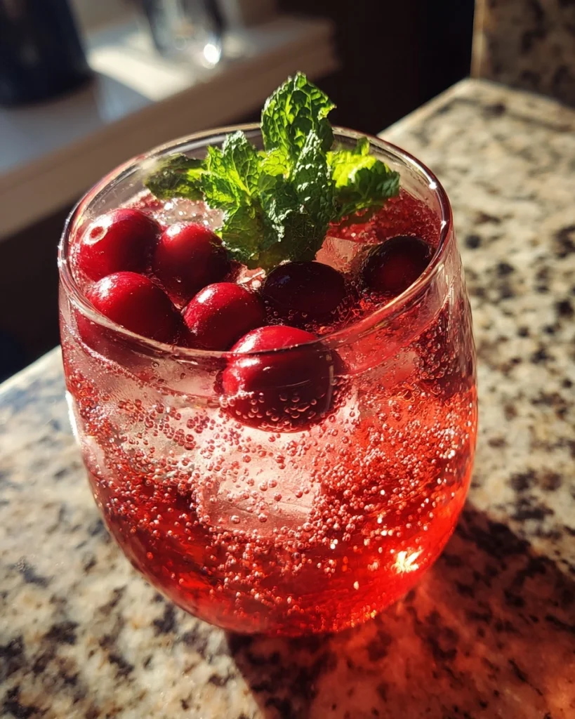 Cranberry Gin Fizz