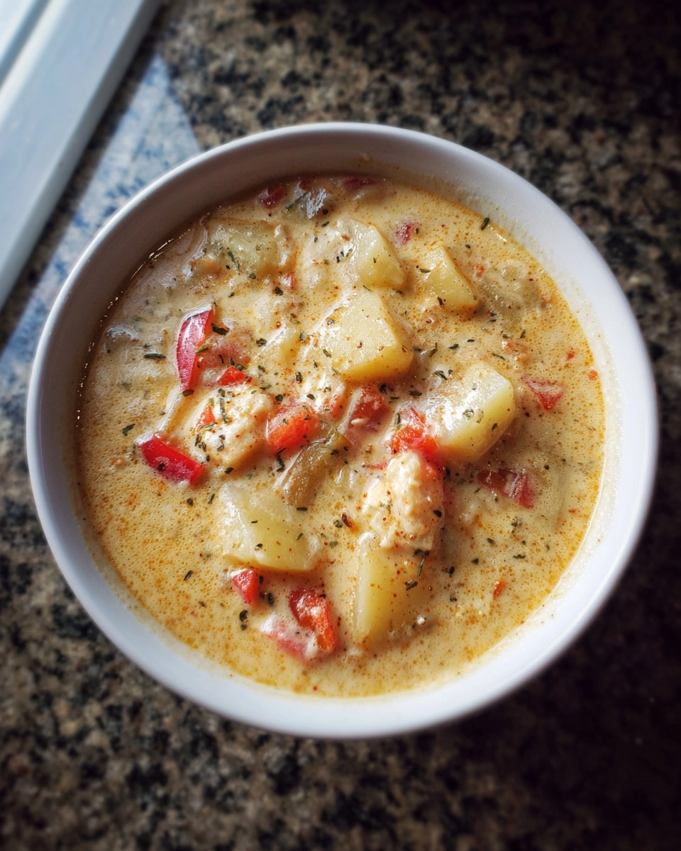 Crockpot Cajun Potato Soup (Set It, Forget It, and Warm Up)