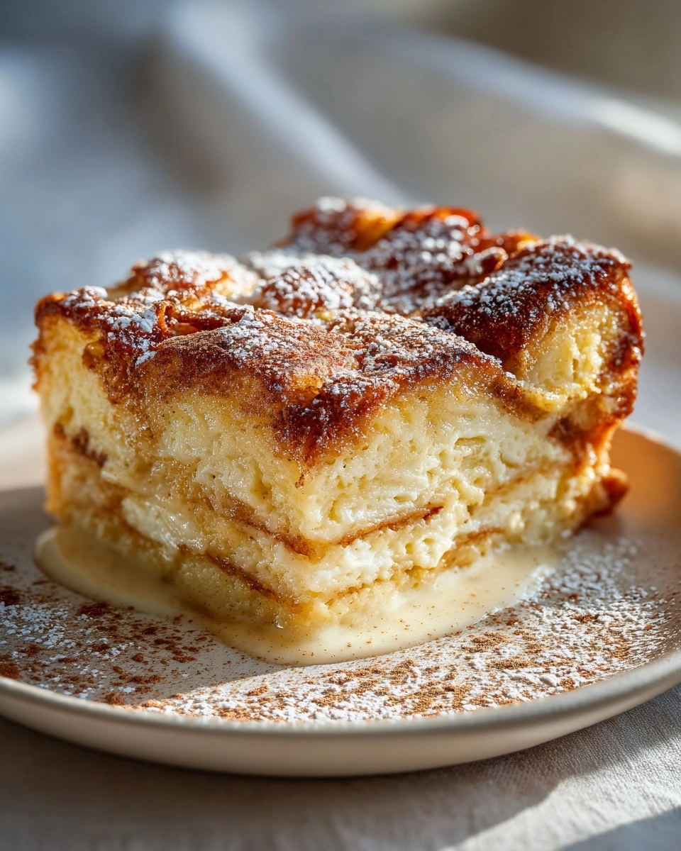 Eggnog French Toast Casserole