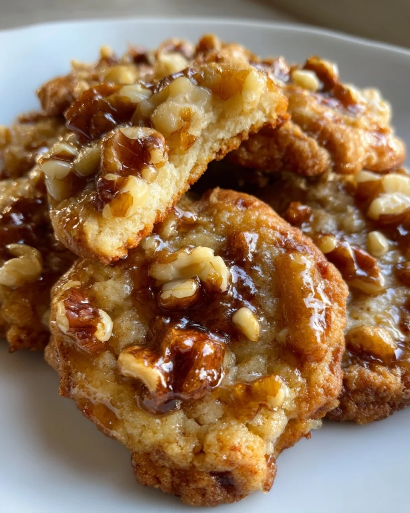 Honey Walnut Cookies