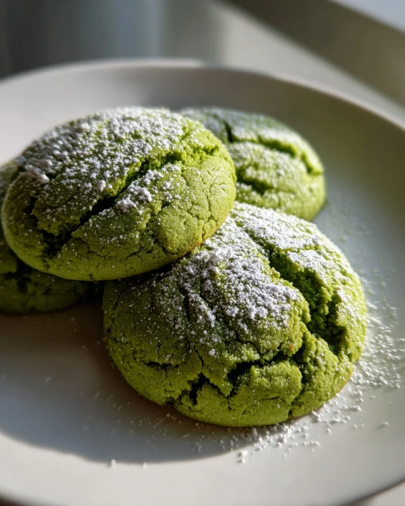 Matcha Green Tea Cookies