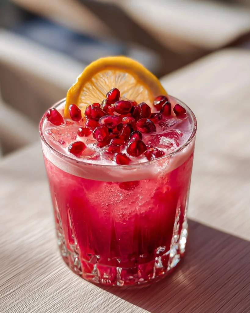 Pomegranate Gin Sour