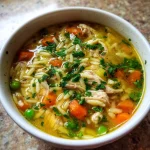 Quick Chicken Orzo Soup in 25 Minutes or Less