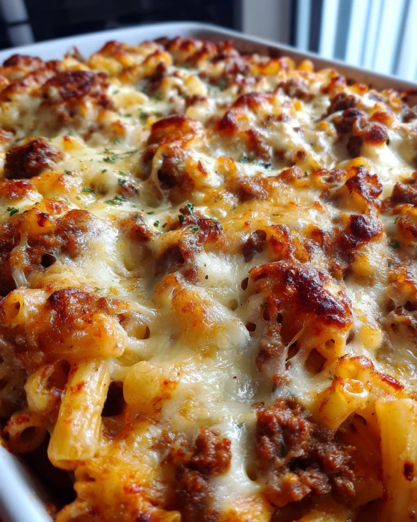 Baked Ziti with Ground Beef Easy Family Dinner