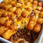 Cheeseburger Tater Tot Casserole Crowd Favorite Recipe