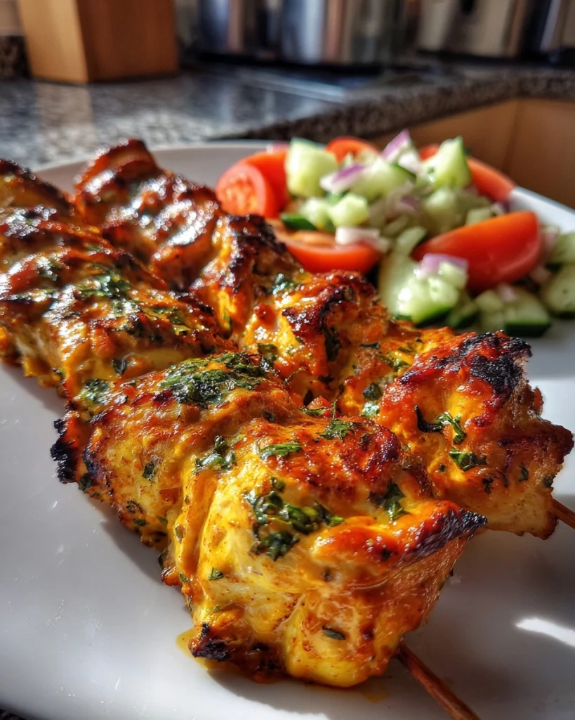 Chicken Tikka Kebab Easy Spicy Dinner