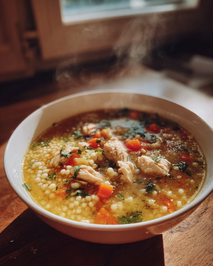 Italian Chicken Pastina Soup Cozy Family Dinner