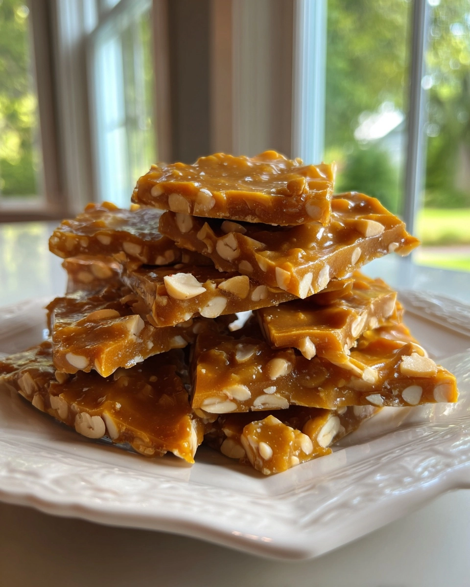 Peanut Brittle Easy Crunchy Candy