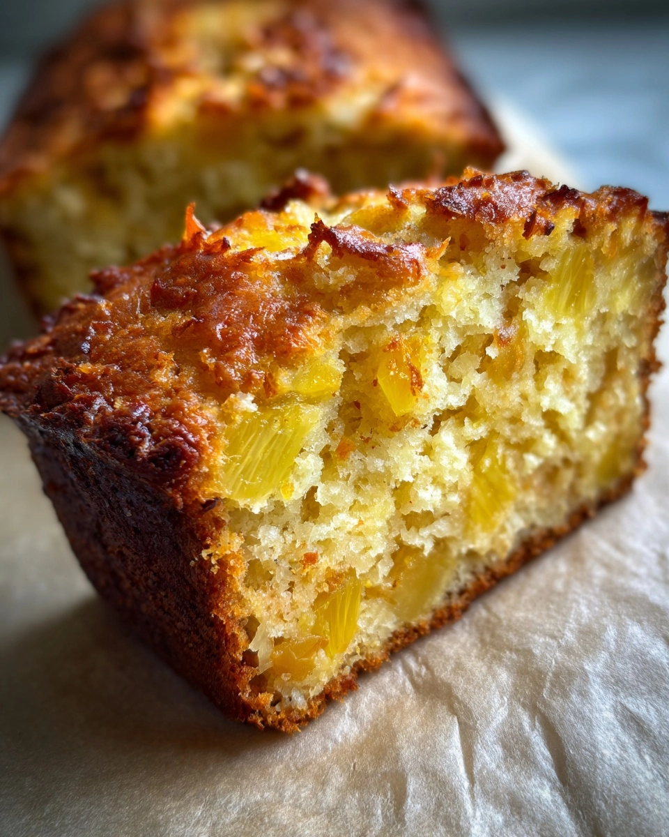 Pineapple Banana Bread with Coconut Moist Easy Quick Bread