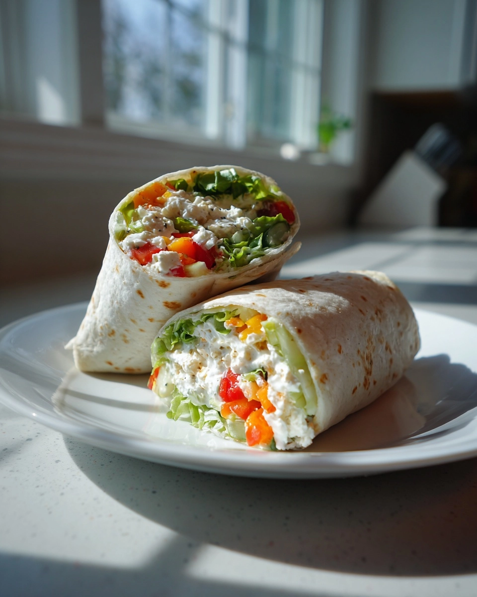 High Protein Cottage Cheese Wrap