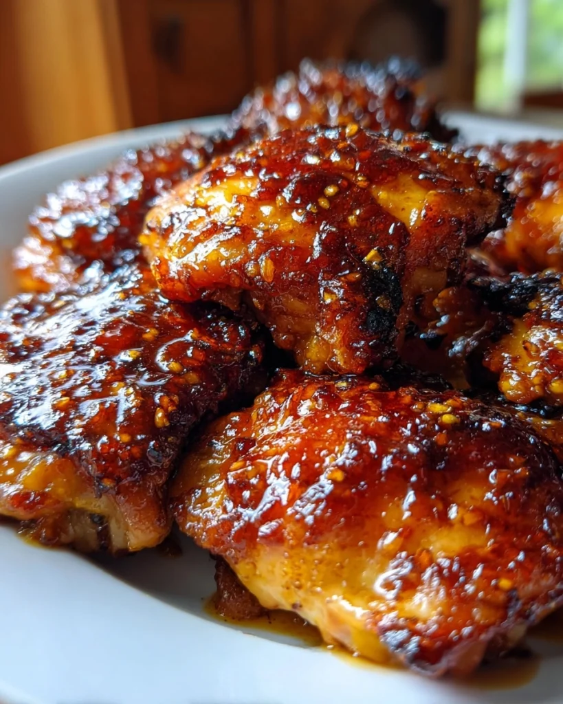 Honey Garlic Chicken Thighs (Crispy & Juicy!)