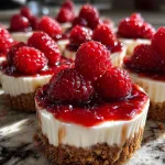 No Bake Raspberry Cheesecake Cups