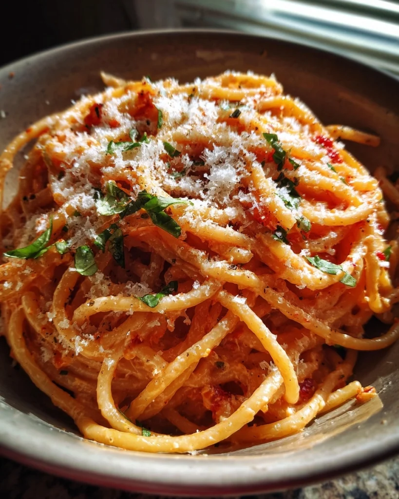 One Pot Creamy Tomato Pasta (Easy Weeknight Dinner!)