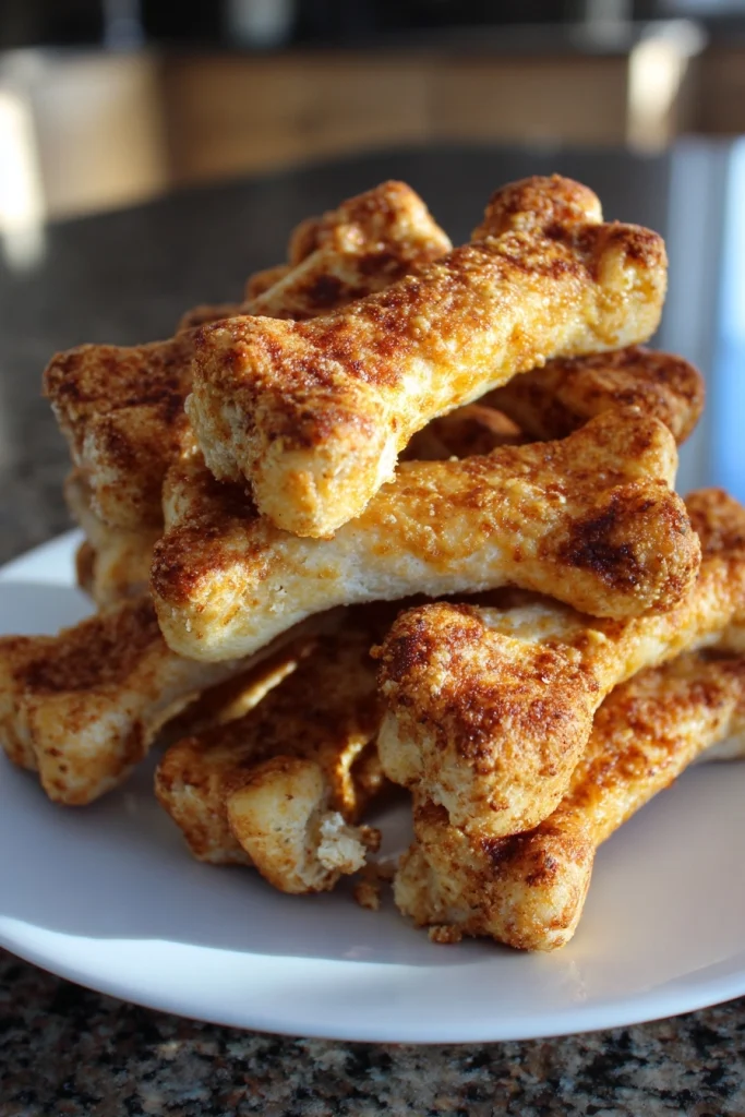 Homemade Dog Bones with Just 4 Ingredients