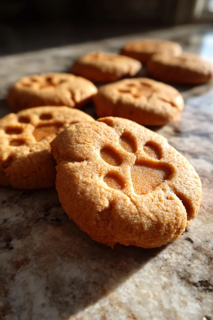 Simple Peanut Butter Dog Cookies