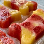 Banana Strawberry Dog Popsicles