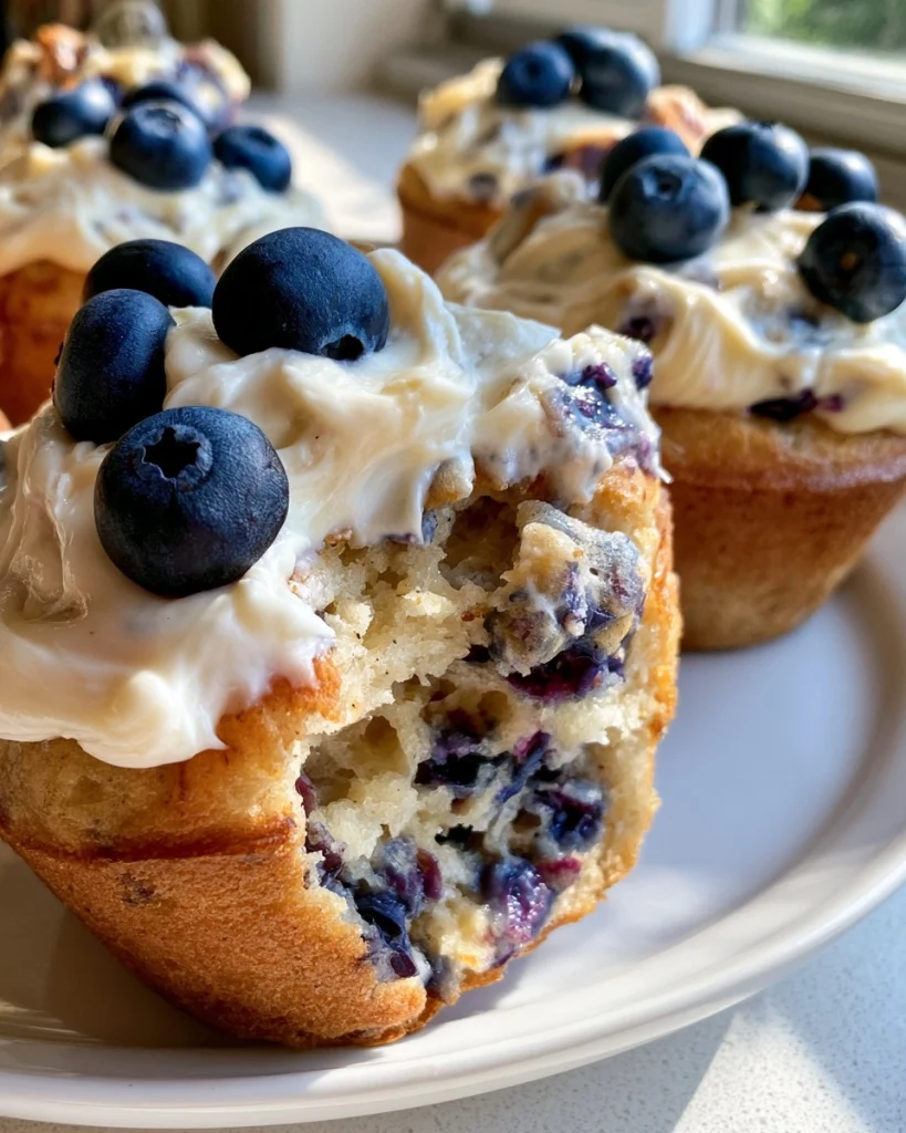 Blueberry Banana Pupcakes