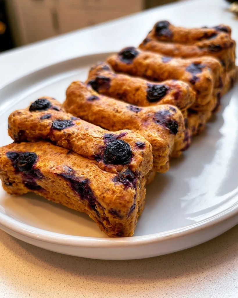 Blueberry Pumpkin Dog Treats