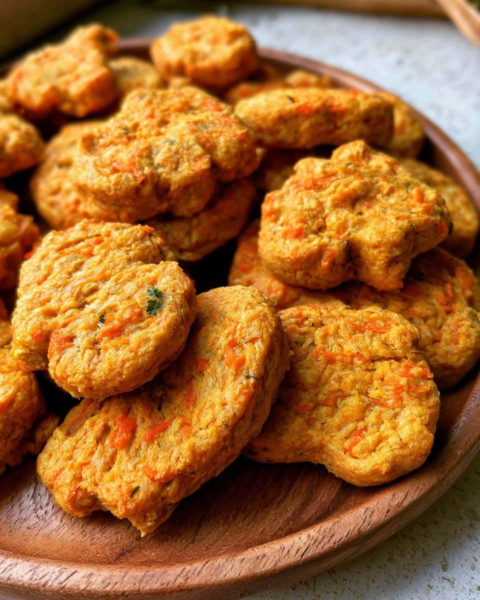 Crunchy Carrot Dog Biscuits