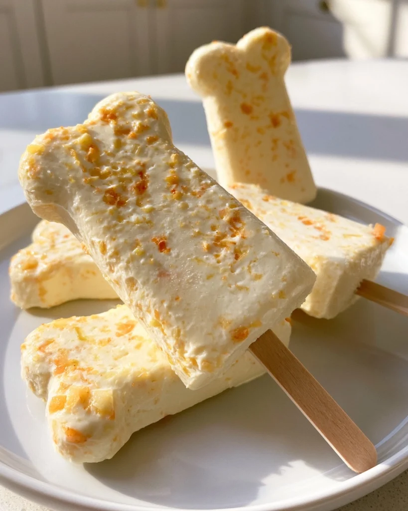 Frozen Apple Yogurt Dog Treats