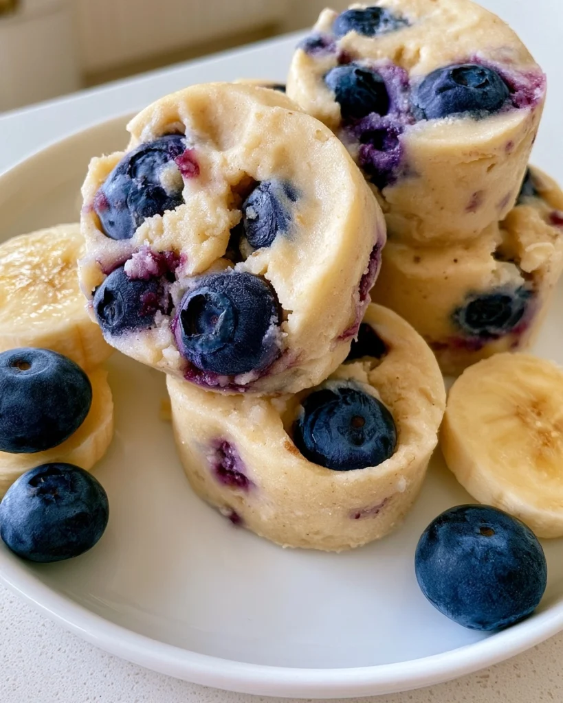 Frozen Banana Blueberry Dog Treats
