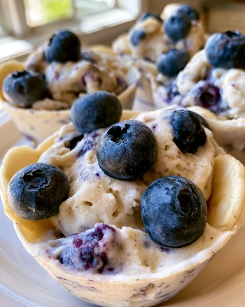 Frozen Blueberry Banana Pup Cups