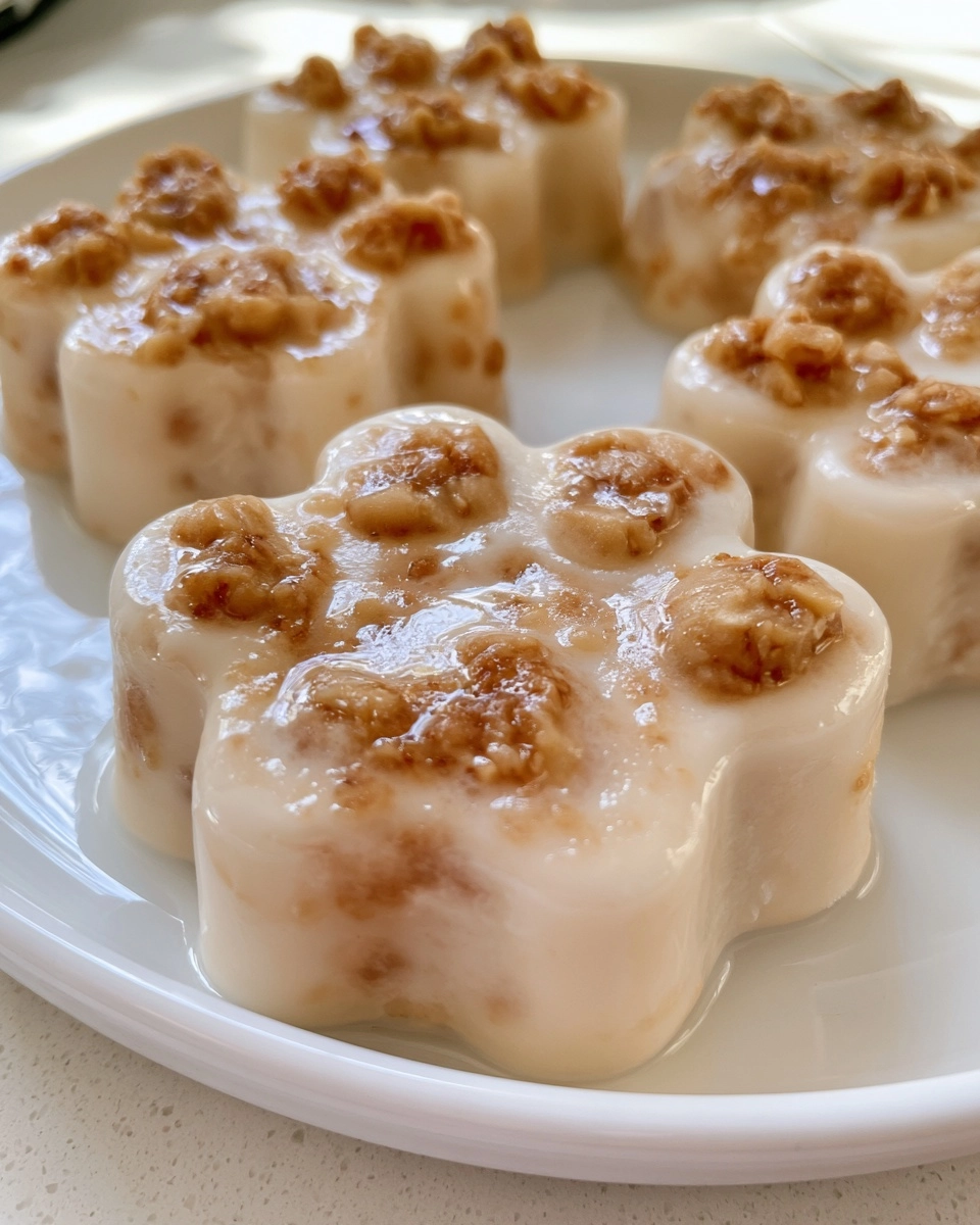 Frozen Peanut Butter Yogurt Paw Treats