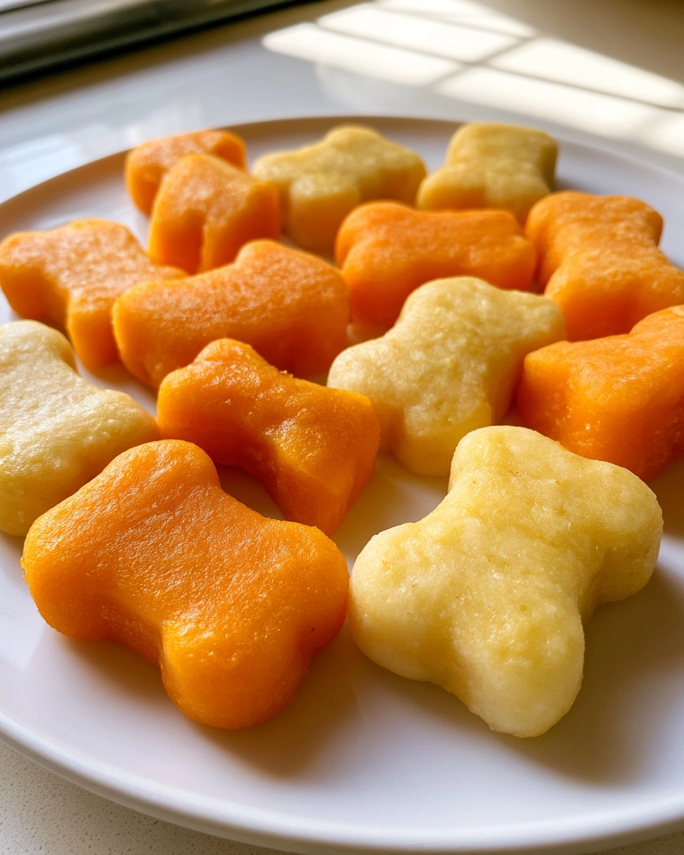 Frozen Pumpkin Banana Dog Treats