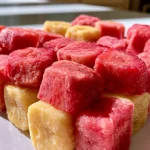 Frozen Strawberry Banana Dog Treats