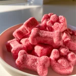 Frozen Strawberry Yogurt Dog Treats