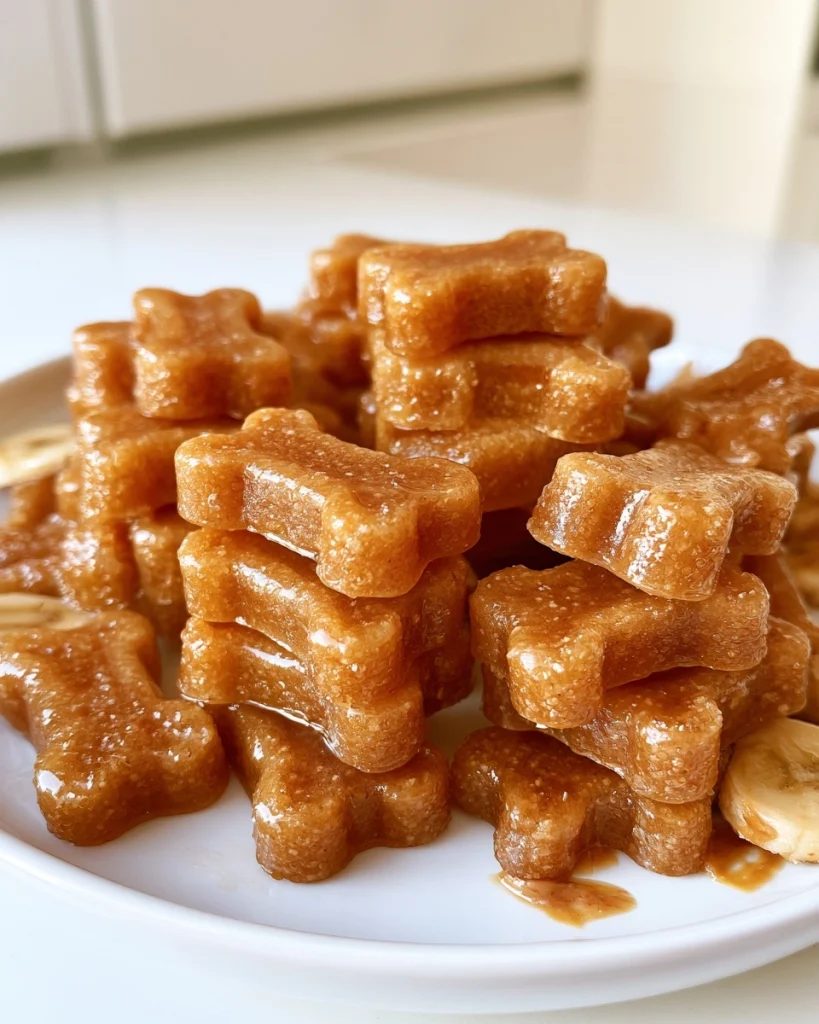 Peanut Butter Banana Dog Gummies