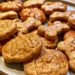 Pumpkin Chicken Dog Cookies