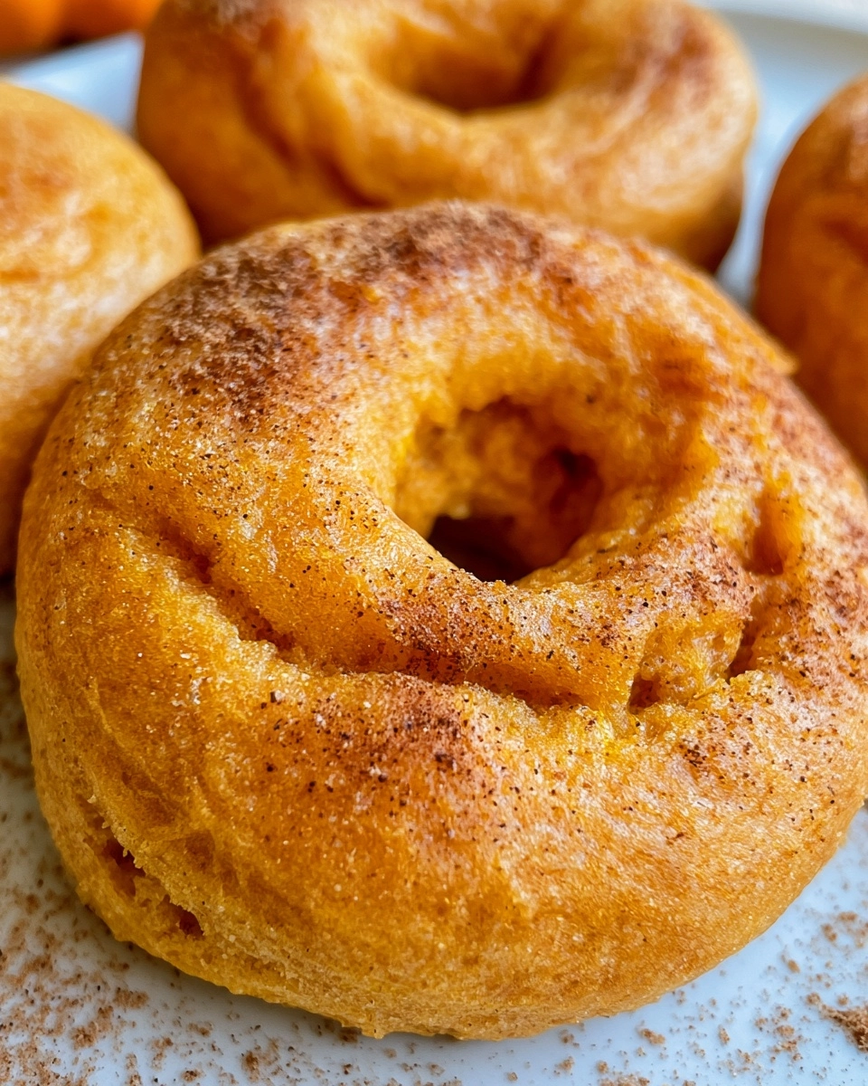 Pumpkin Dog Donuts
