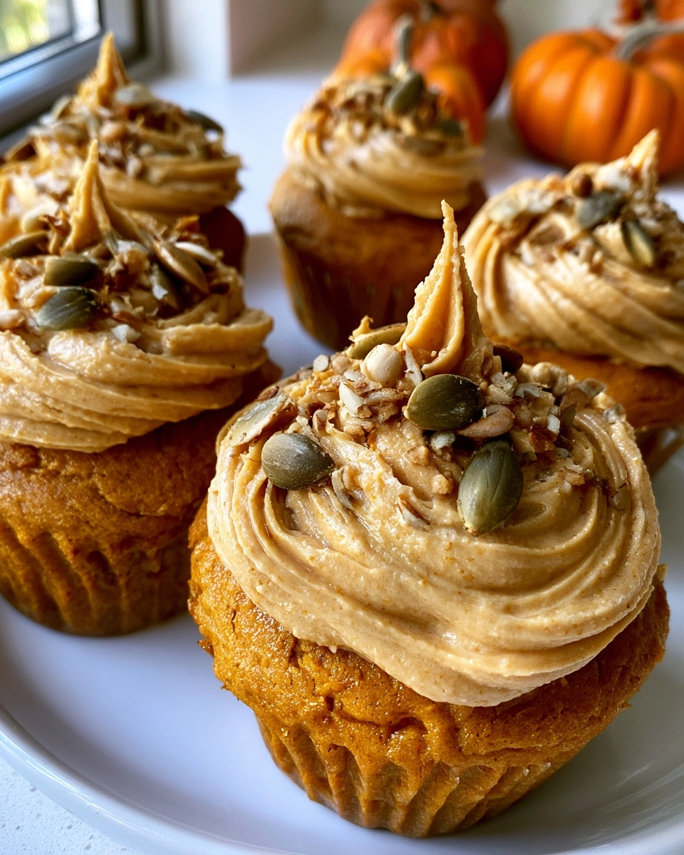 Pumpkin Peanut Butter Pupcakes