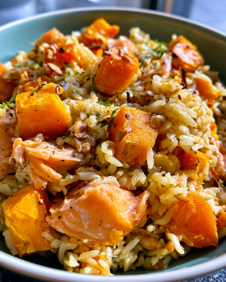 Salmon Sweet Potato Rice Dog Bowl