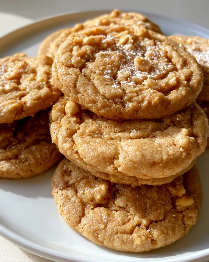 Applesauce Peanut Butter Cookies