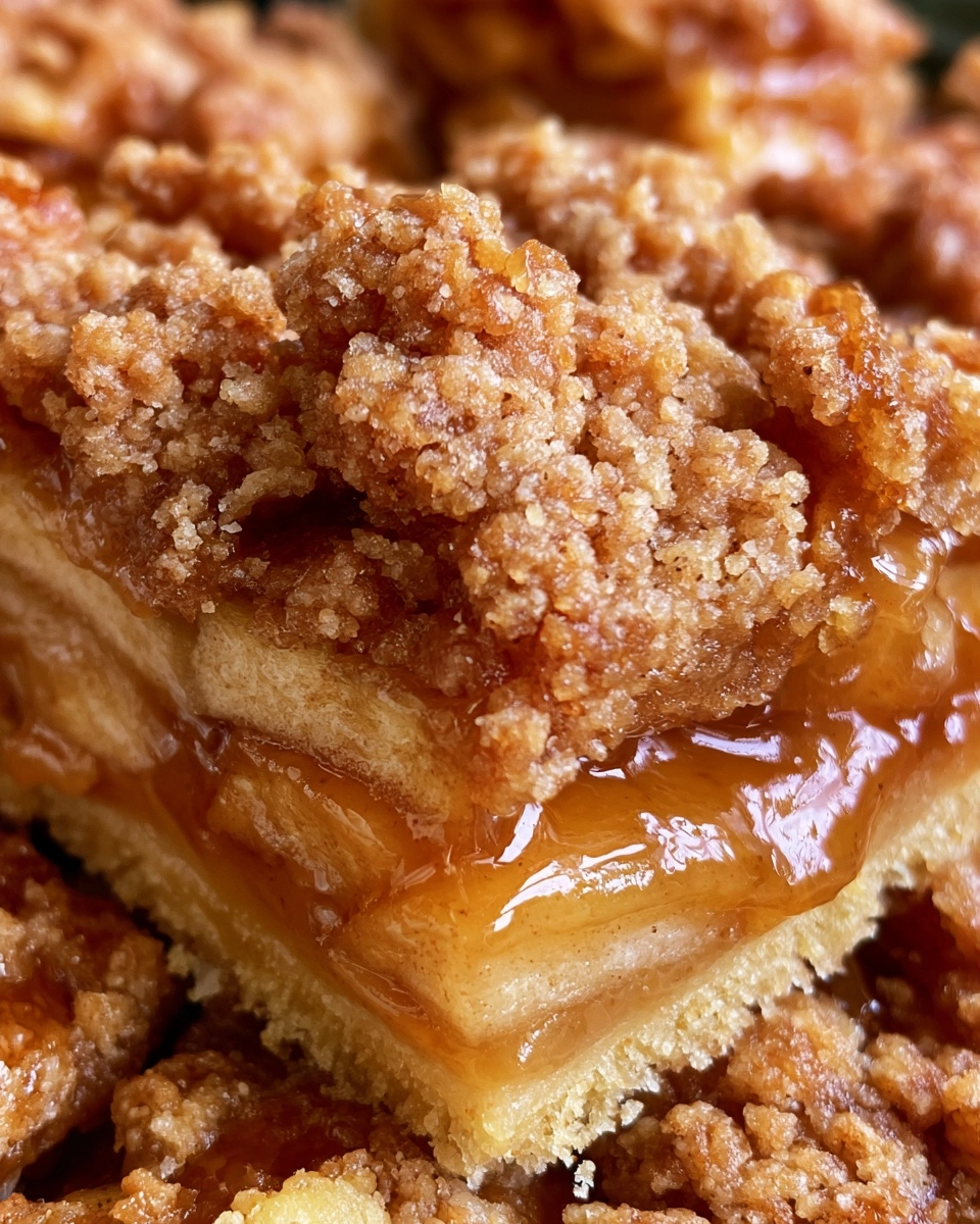 Caramel Apple Crumb Bars