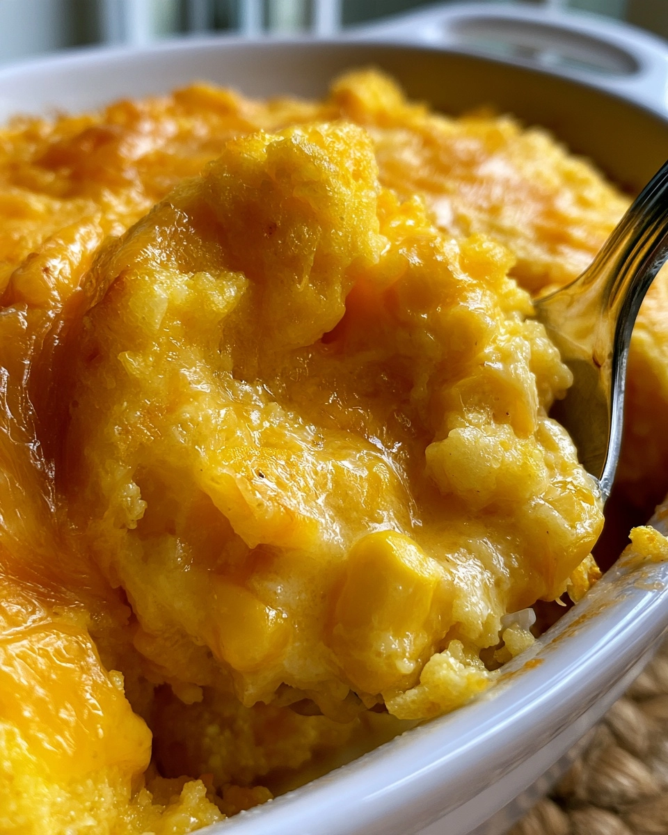 Cheesy Sweet Corn Spoon Bread