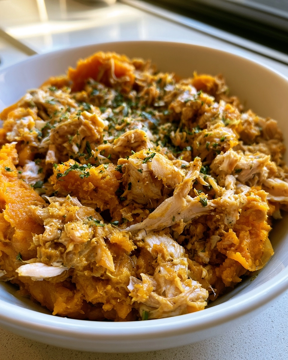 Chicken & Pumpkin Dog Bowl Topper