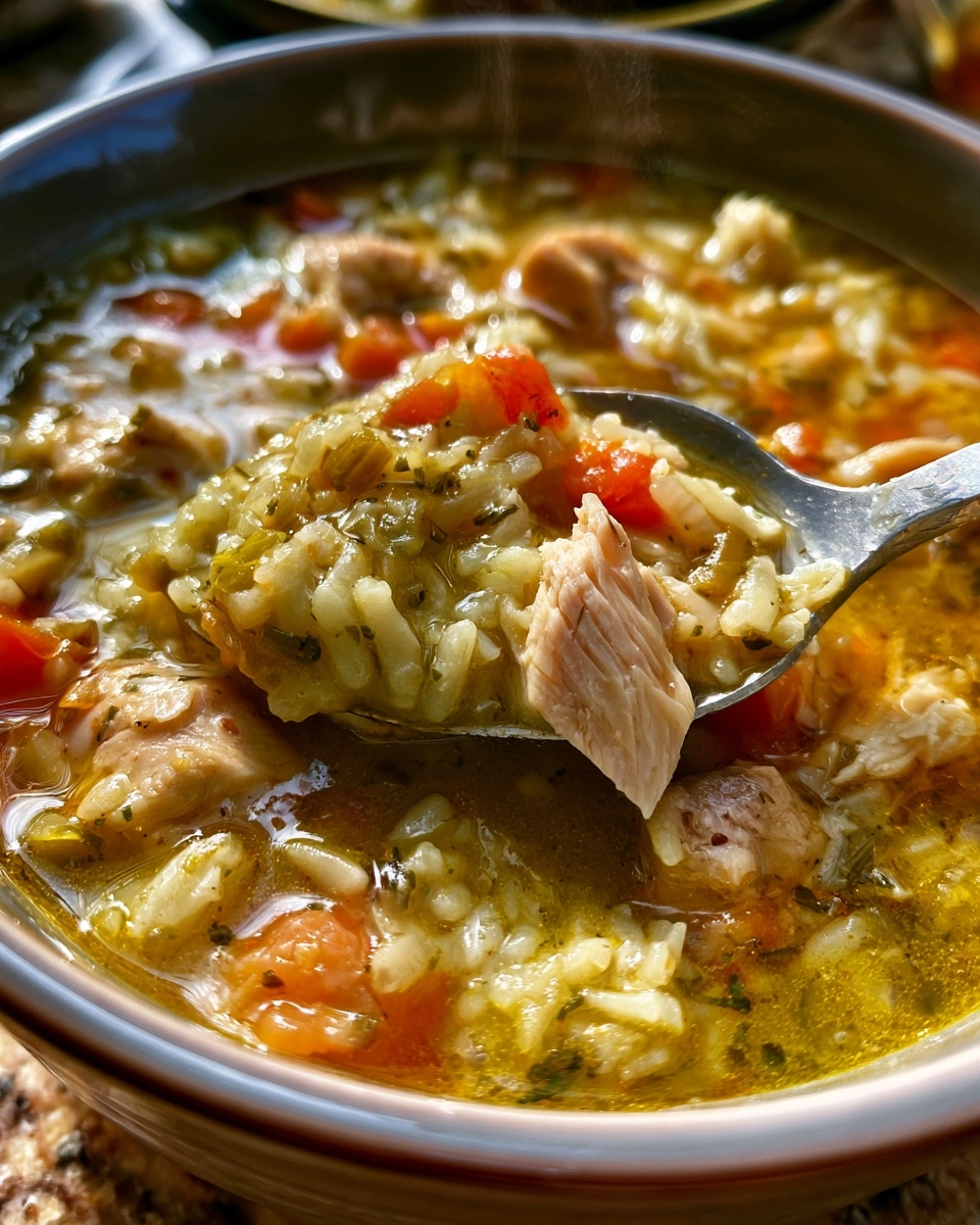 Cozy Chicken and Rice Soup